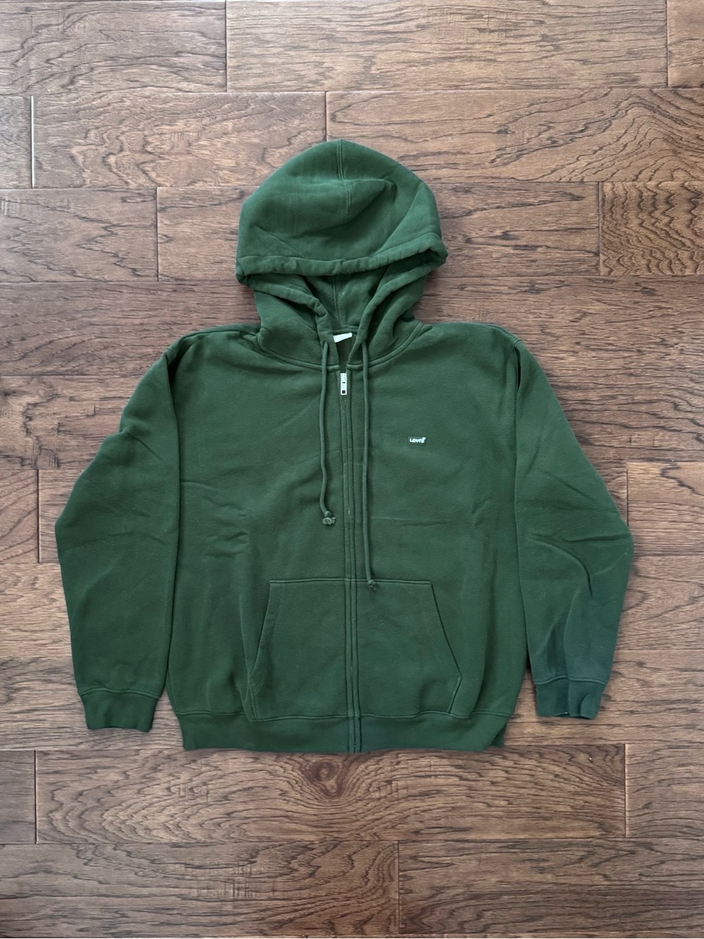Levis Everyday Zip up Hoodie Sweatshirt in Green Size XSmall
